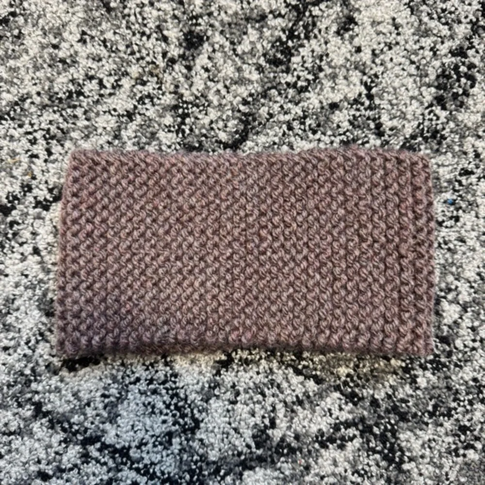 Elegant Brown Knit Headband